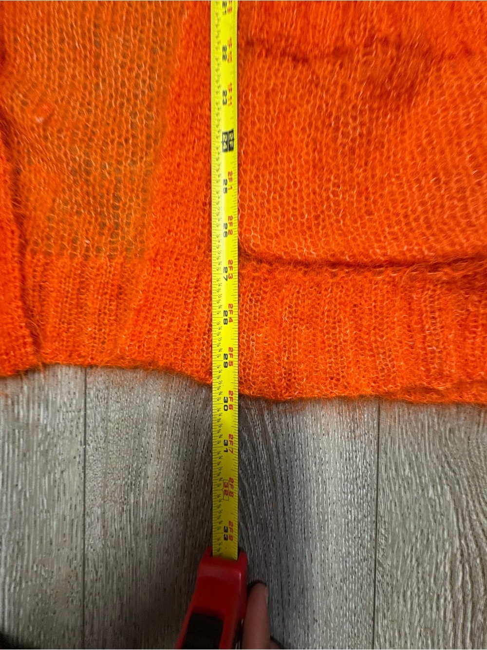 Free people Cozy Open-Front Orange Women's Cardigan Sweater - Picture 8 of 11